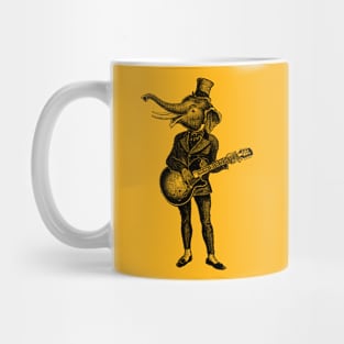 Elephant Guitarist Mug